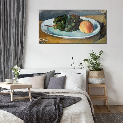 Glas foto Fruitcompositie op een bord