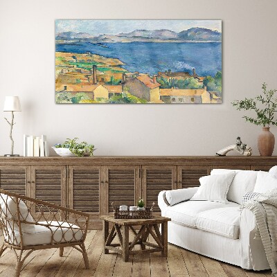 Schilderij op glas Zeezicht