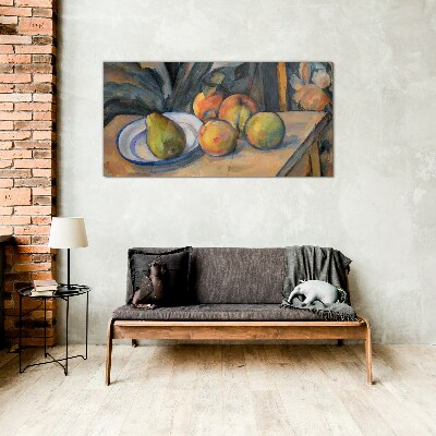 Glas foto Stilleven met fruit