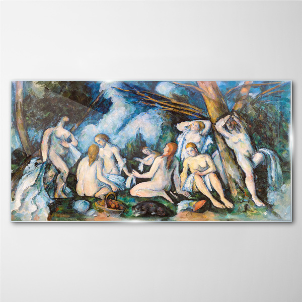 Foto op glas Winterpicknick