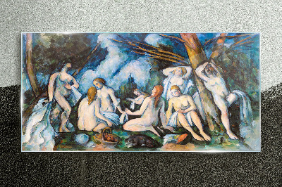 Foto op glas Winterpicknick