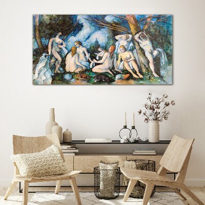 Foto op glas Winterpicknick