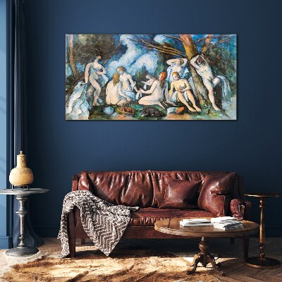 Foto op glas Winterpicknick