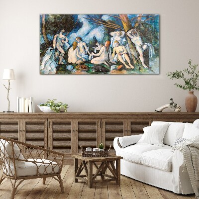 Foto op glas Winterpicknick