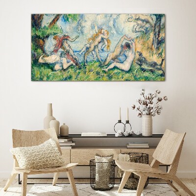 Schilderij op glas Een scène uit de mythologie