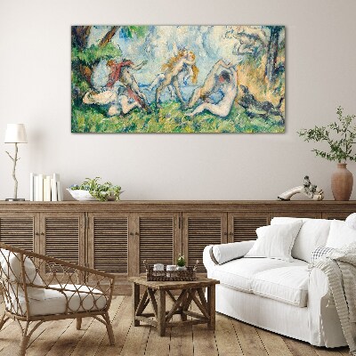 Schilderij op glas Een scène uit de mythologie