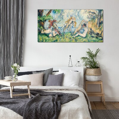 Schilderij op glas Een scène uit de mythologie