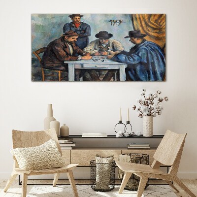 Foto op glas Kaartspel