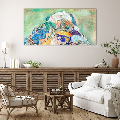 Schilderij op glas Kleurrijke droom