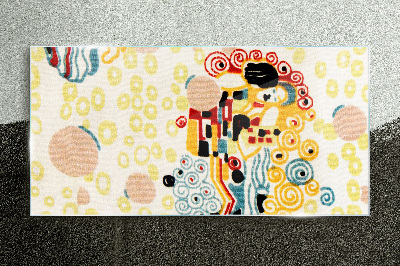 Glas foto Kleurrijke cirkels en figuren