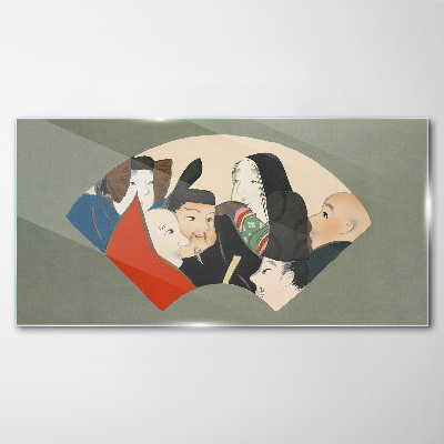 Glas foto Traditionele Japanse karakters