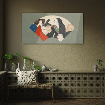 Glas foto Traditionele Japanse karakters