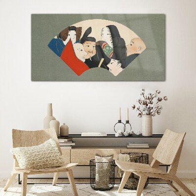 Glas foto Traditionele Japanse karakters