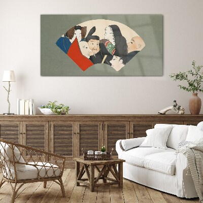 Glas foto Traditionele Japanse karakters