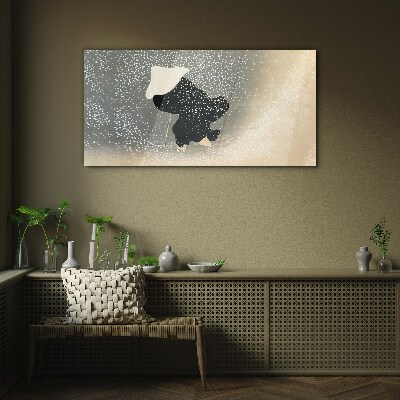 Glas foto Winterverlangen