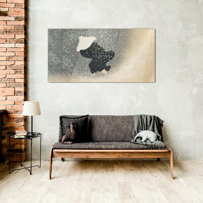 Glas foto Winterverlangen