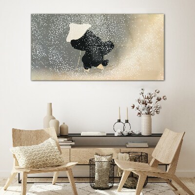 Glas foto Winterverlangen