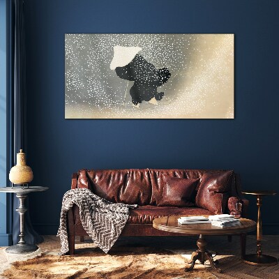 Glas foto Winterverlangen