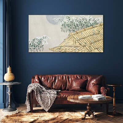 Foto op glas Rust in het Japanse landschap