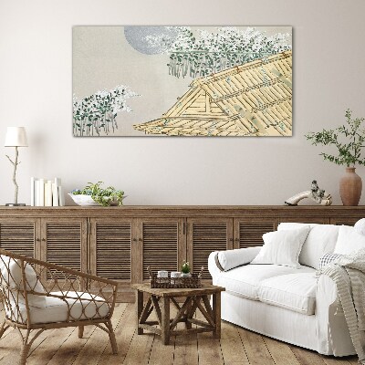 Foto op glas Rust in het Japanse landschap