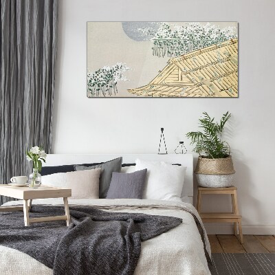 Foto op glas Rust in het Japanse landschap