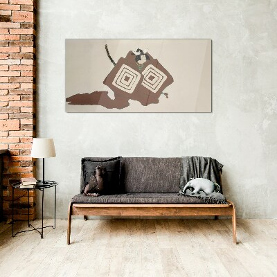 Glas foto Elegantie in eenvoud