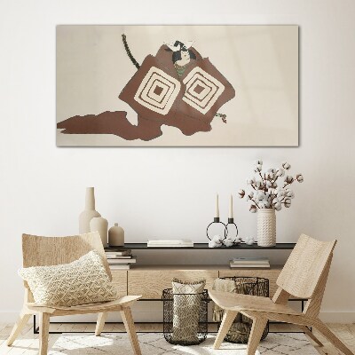 Glas foto Elegantie in eenvoud