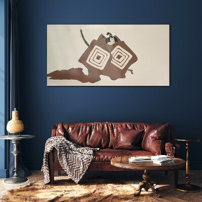 Glas foto Elegantie in eenvoud