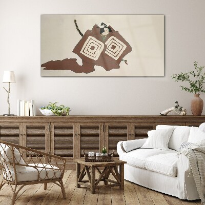 Glas foto Elegantie in eenvoud