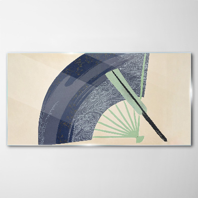 Foto op glas Golf en waaier