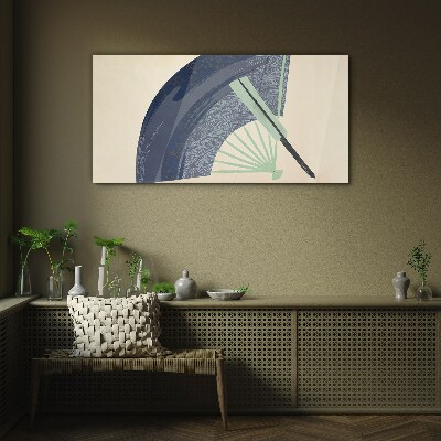 Foto op glas Golf en waaier