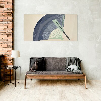 Foto op glas Golf en waaier