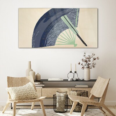 Foto op glas Golf en waaier