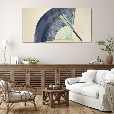 Foto op glas Golf en waaier