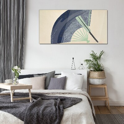 Foto op glas Golf en waaier