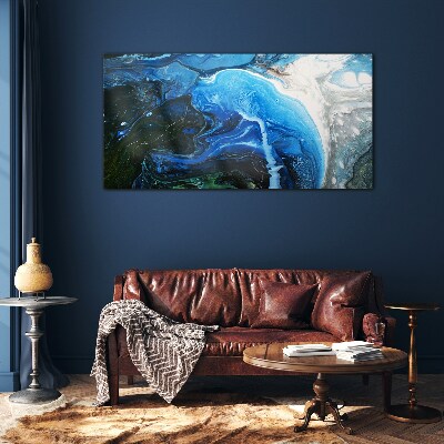 Schilderij op glas Oceanische draaikolken