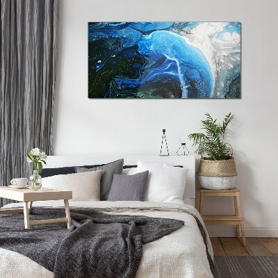 Schilderij op glas Oceanische draaikolken