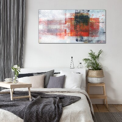 Foto op glas Abstracte kleurencompositie