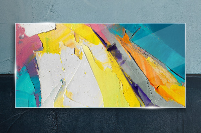 Schilderij op glas Kleuren in beweging