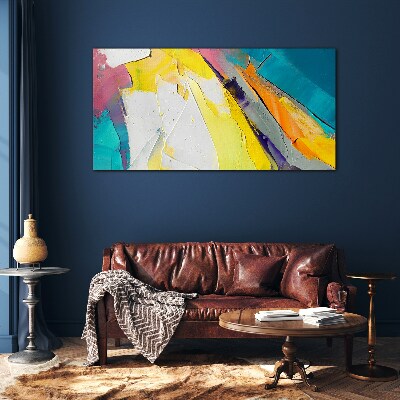 Schilderij op glas Kleuren in beweging