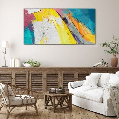 Schilderij op glas Kleuren in beweging