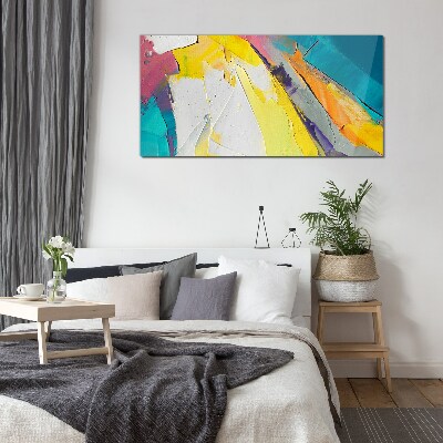 Schilderij op glas Kleuren in beweging