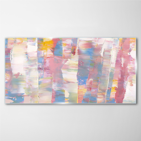 Schilderij op glas Pastelreflecties op glas