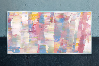 Schilderij op glas Pastelreflecties op glas