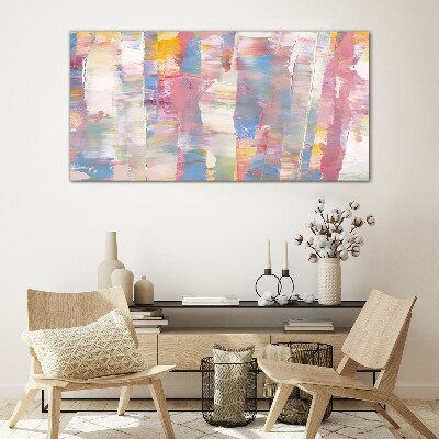 Schilderij op glas Pastelreflecties op glas