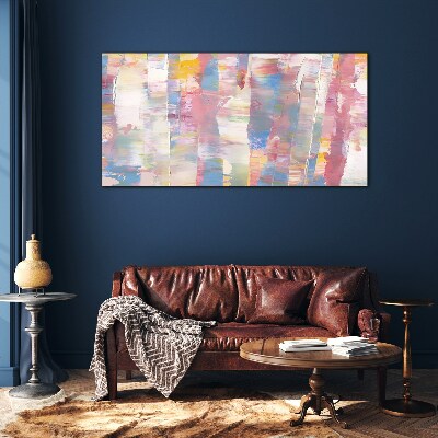 Schilderij op glas Pastelreflecties op glas