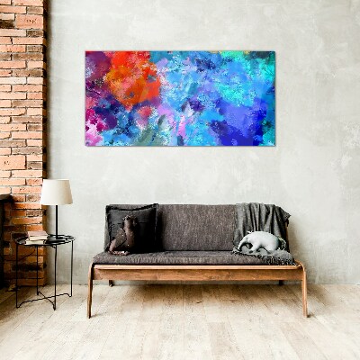 Glas foto De kleuren van emotie in abstracte dans