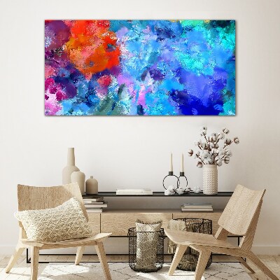 Glas foto De kleuren van emotie in abstracte dans