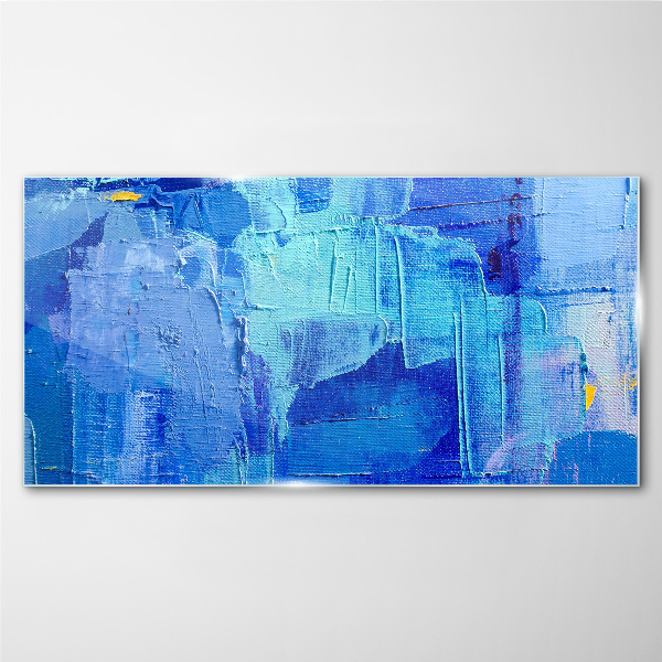 Glas foto De lucht is in tinten blauw