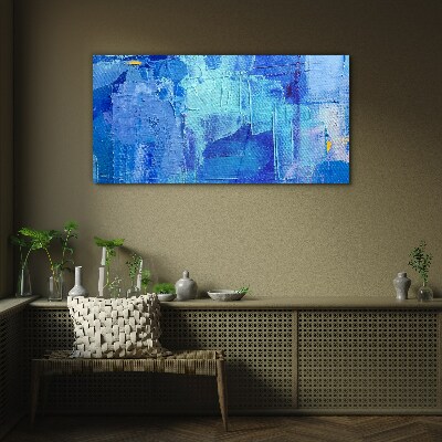 Glas foto De lucht is in tinten blauw